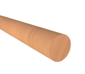 Poręcz Bukowa 42,4 mm, dł. 2000 mm (surowa)